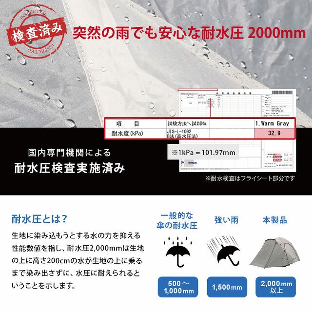 190cm高 免彎腰 4-5人快速帳 QC-DT270