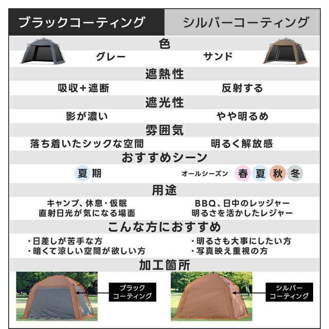 2025新款 超降溫 90秒速搭 黑膠客廳帳 QC-ST300R