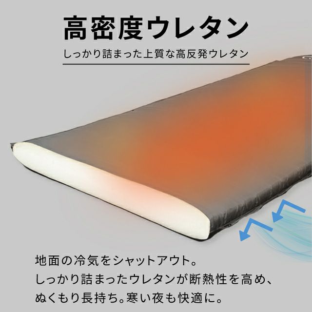 單人自動充氣床墊 車泊 露營 8cm厚  QC-CM8.0